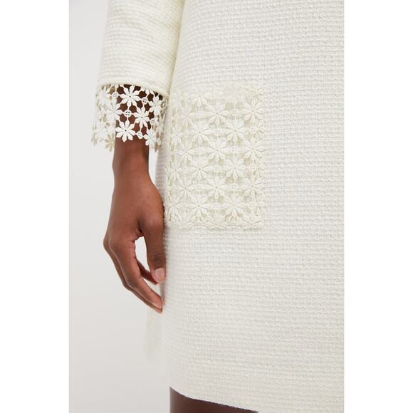 POMANDER PLACE Cream Tweed Nava Dress Size XS NWT Retail $168 Tuckernuck - Picture 6 of 8